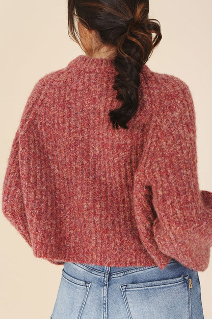 Suéter multicolor melange