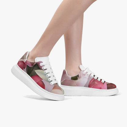 Zapatillas bajas de cuero con estampado floral de Jacki Easlick 