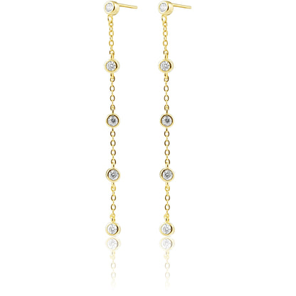 Boucle d'oreille pendante Capri