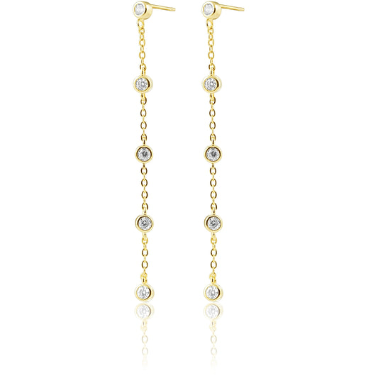 Boucle d'oreille pendante Capri