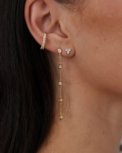 Boucle d'oreille pendante Capri
