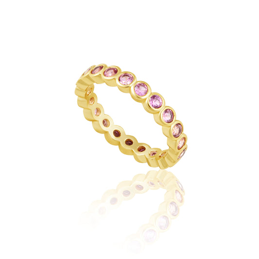 Bague d'éternité Céleste - Rose