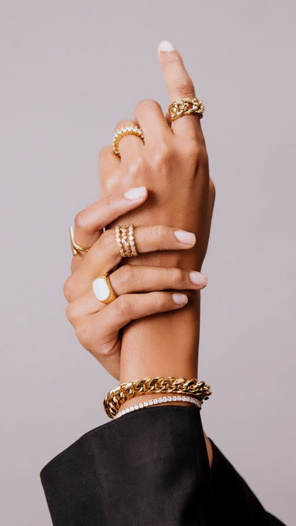Bague d'éternité Céleste