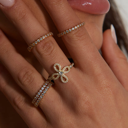 Bague Fleur CZ Chantel