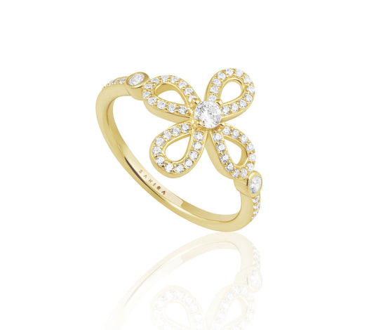 Bague Fleur CZ Chantel