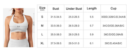 Bralette de encaje sin costuras Only Thanks Halter – Negro XL