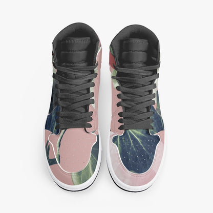 Baskets montantes en cuir à motif floral Jacki Easlick 
