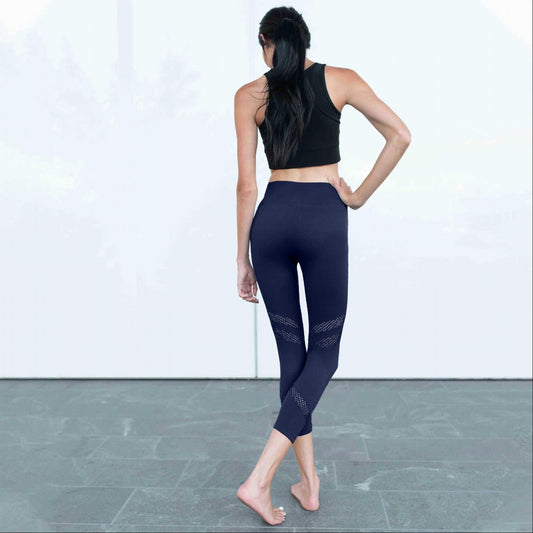 Legging de fitness Capri en maille aérée Active Musa