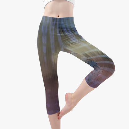 Pantalones de yoga cortos iridiscentes de Jacki Easlick