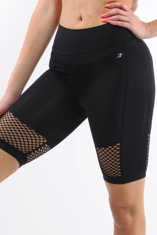 Pantalones cortos deportivos sin costuras Malibu - Negro 