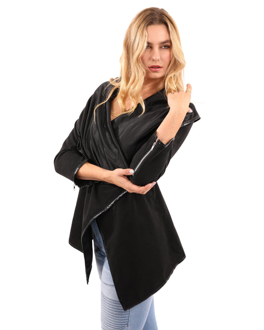 Veste à col drapé Bowmont 