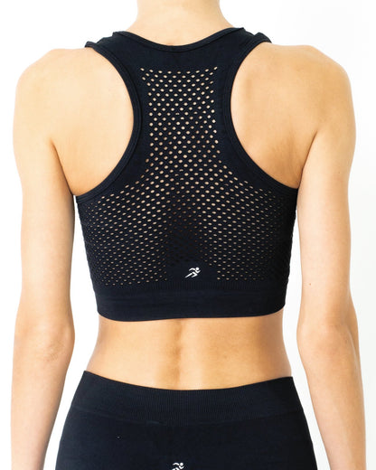 ¡REBAJAS! ¡50% DE DESCUENTO! Conjunto de leggings y sujetador Milano - NEGRO [HECHO EN ITALIA] 