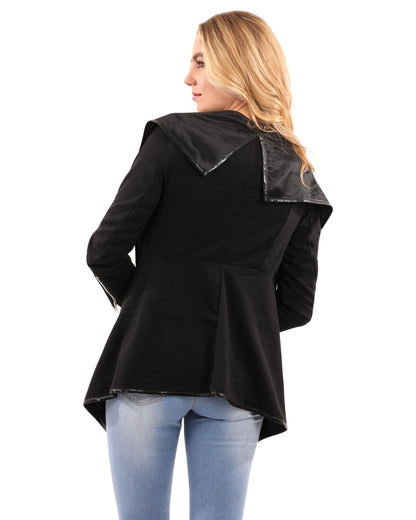 Chaqueta con cuello drapeado Bowmont 