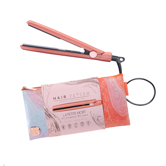 Mini fer plat Hair Fetish (avec pochette de voyage design)