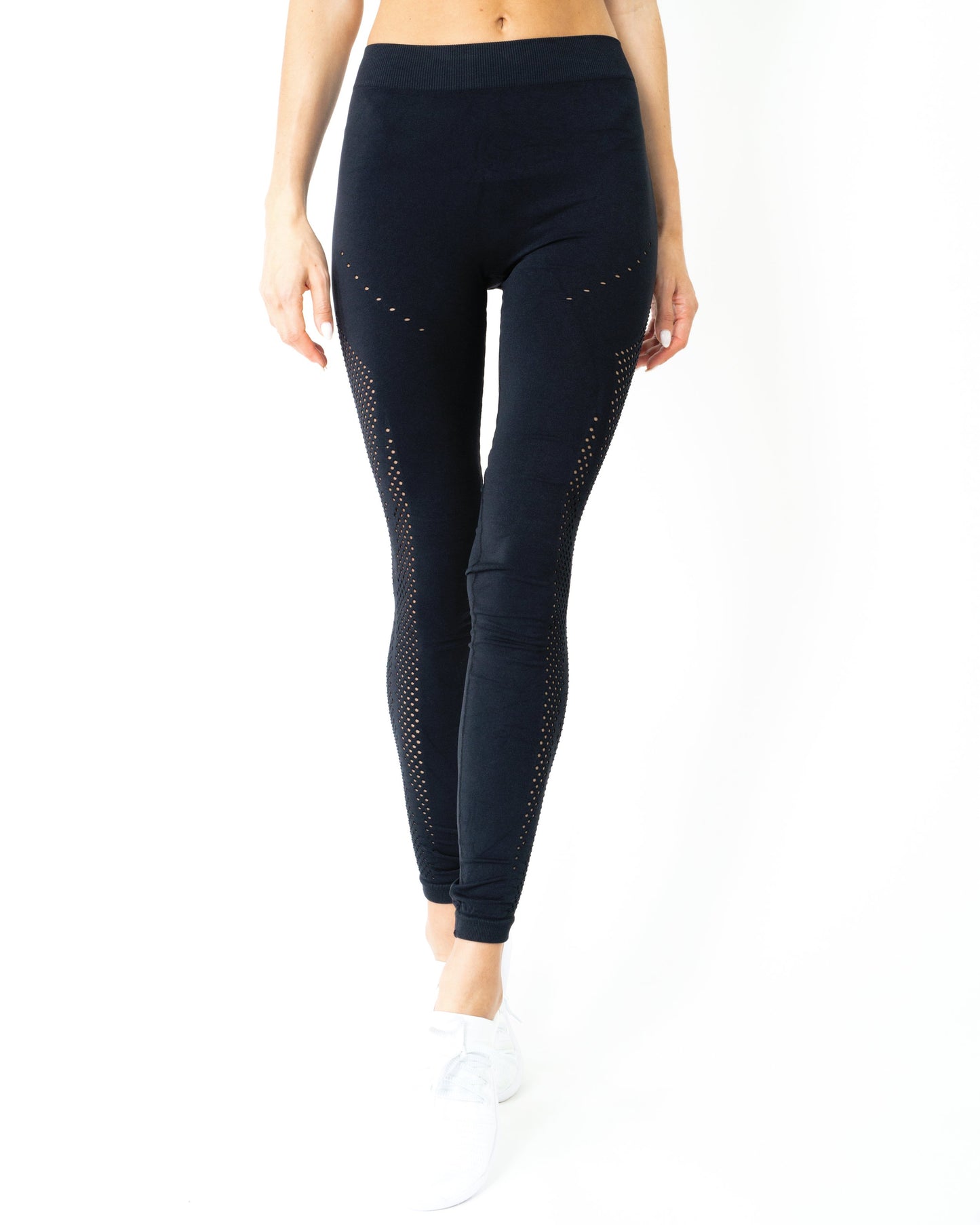 ¡REBAJAS! ¡50% DE DESCUENTO! Conjunto de leggings y sujetador Milano - NEGRO [HECHO EN ITALIA] 