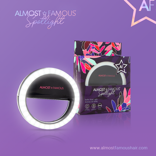 Lampe à selfie Almost Famous Spotlight – Noir