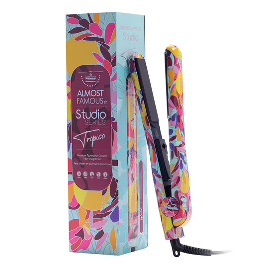 Fer plat Tropico Studio Almost Famous de 1,25" avec motif Waterprint