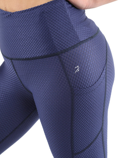 ¡REBAJAS! ¡50% DE DESCUENTO! Leggings Venice Activewear - Azul Marino [HECHO EN ITALIA] 
