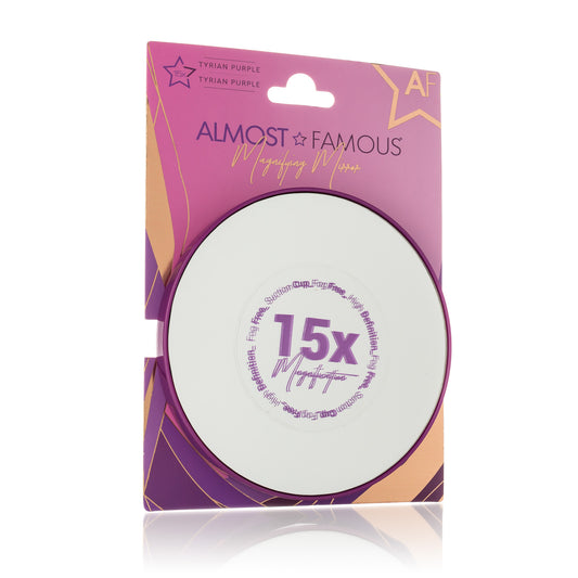 Miroirs Almost Famous 15x avec support à ventouse et couleurs vives