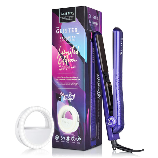 Plancha para el cabello Paradise After Dark (con anillo para selfies adicional) - Ultravioleta