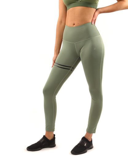 Conjunto Huntington - Leggings y sujetador deportivo - Verde oliva 