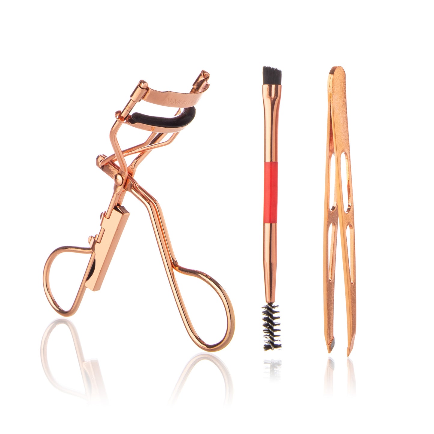 Kit completo "Levantador de pestañas" en oro rosa