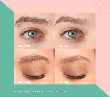 Rasoirs à sourcils de précision Almost Famous avec des accents en or rose