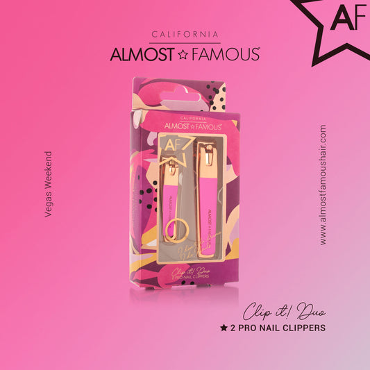 Duo de coupe-ongles en or rose « Clip It » de Almost Famous
