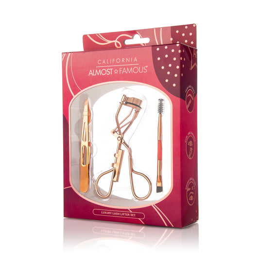 Kit completo "Levantador de pestañas" en oro rosa