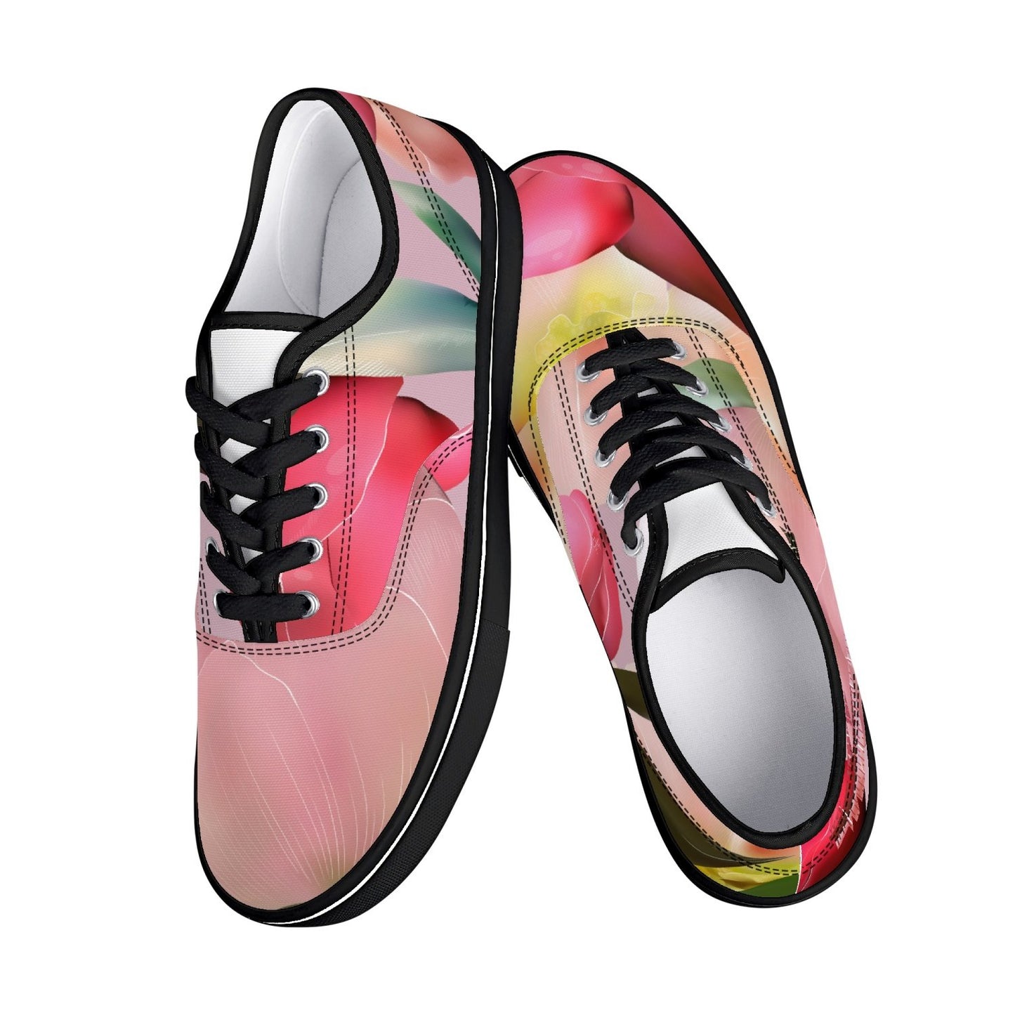 Zapatillas Jacki Easlick de lona con estampado floral de jardín 