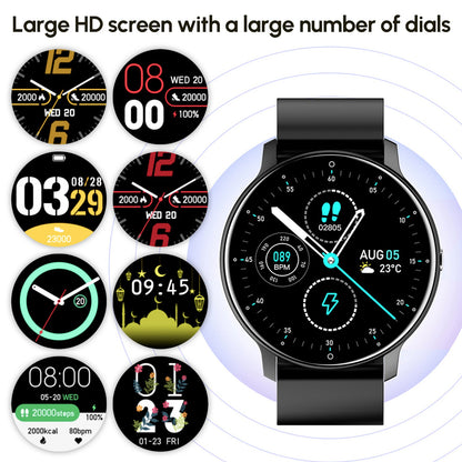 Reloj inteligente Bluetooth P67 resistente al agua con cámara y control remoto.