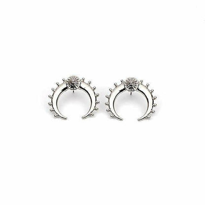 Boucles d'oreilles croissant de lune