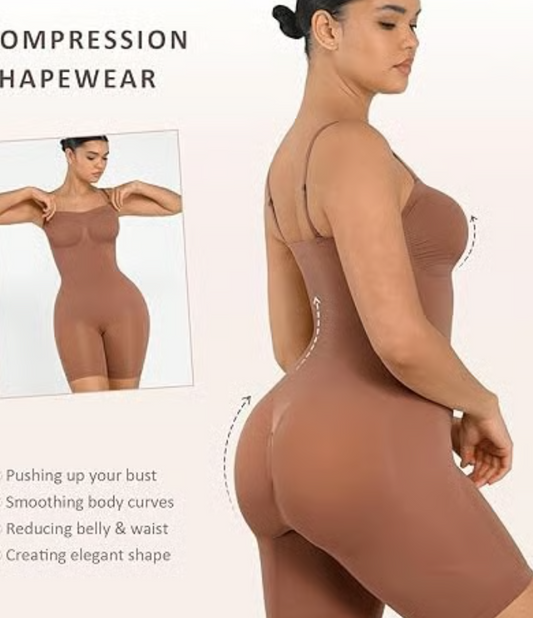 Strapless Bodysuit for Women Tummy Control Shapewear Seamless Sculpt B