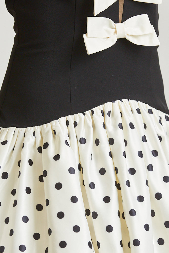 Siya Bow Short Dress