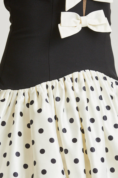 Siya Bow Short Dress