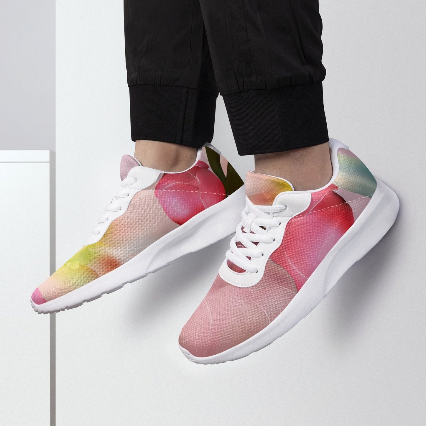 Zapatillas para correr de malla con estampado floral Jacki Easlick 