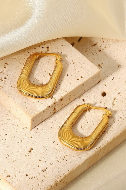 Boucles d'oreilles porte-bonheur en forme de U