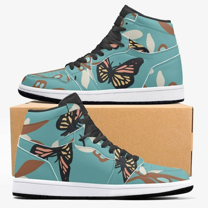 Baskets montantes en cuir Jacki Easlick Butterfly 