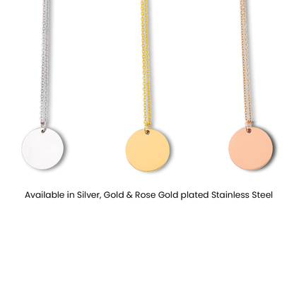 Collier Jacki Easlick® personnalisé avec nom et fleur de naissance