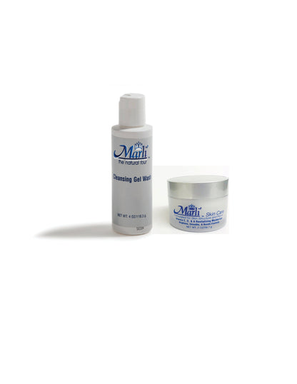 Kit para el cuidado de la piel con humectante, limpiador y tónico revitalizante con vitamina EDA 