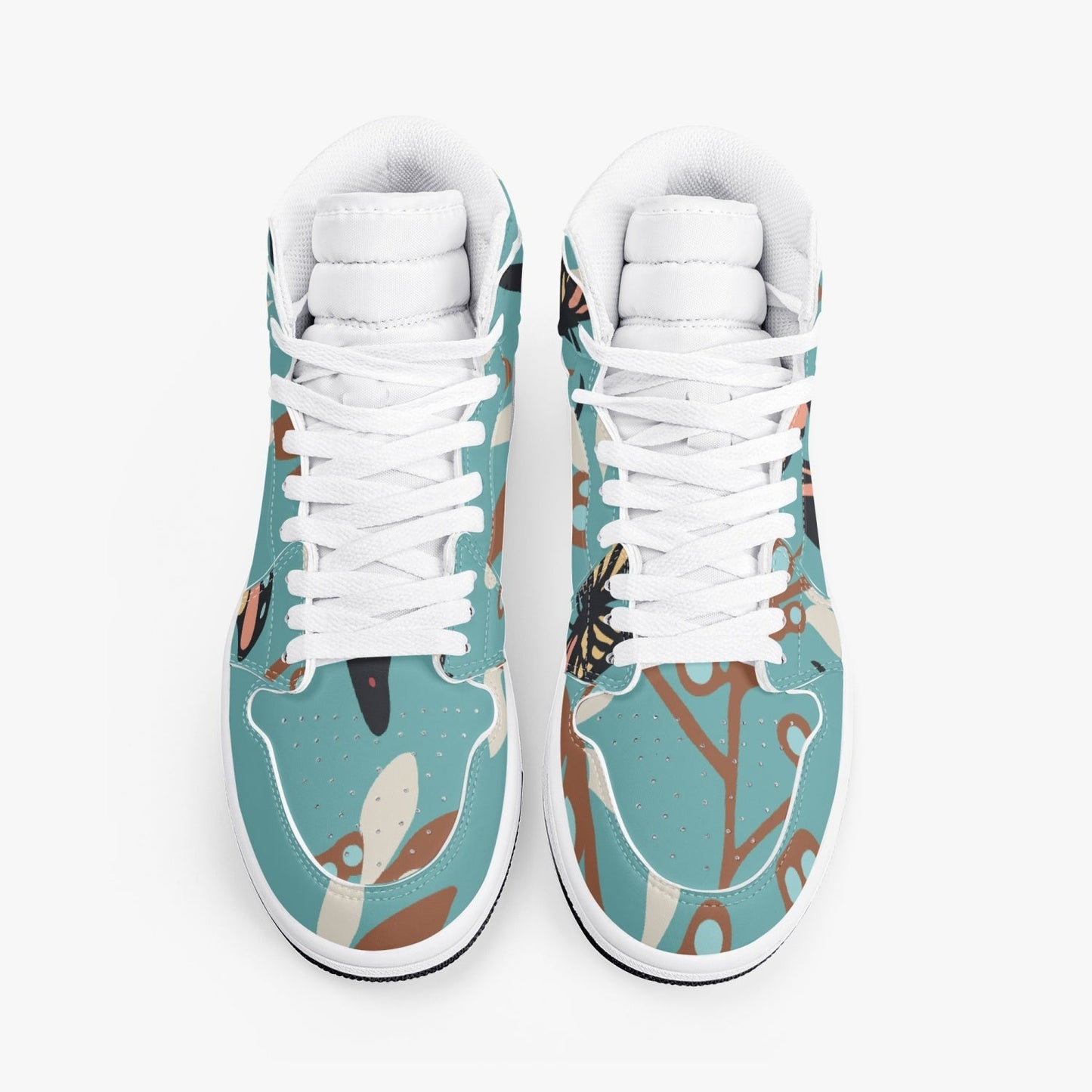 Baskets montantes en cuir Jacki Easlick Butterfly 