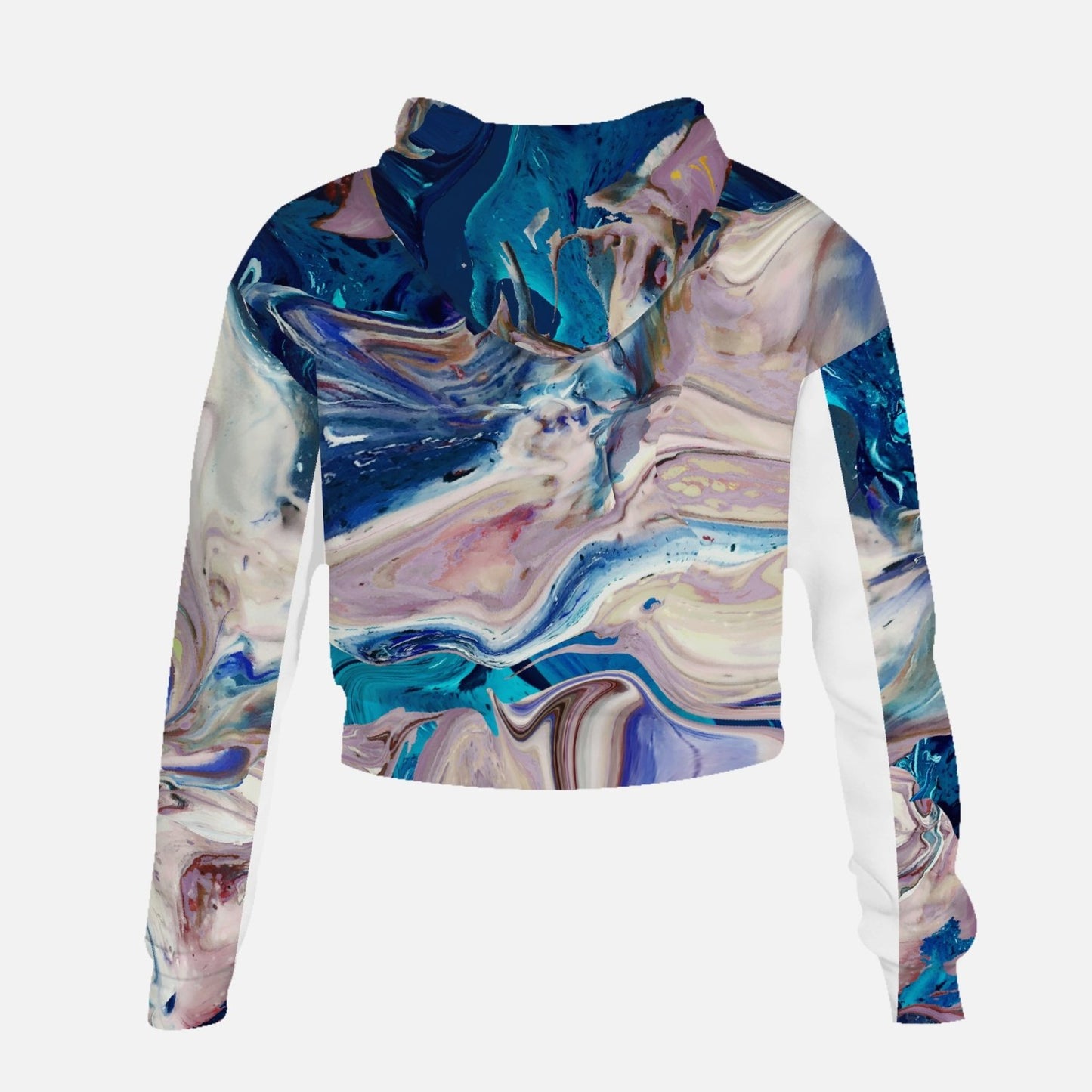 Sweat-shirt court taille haute à imprimé géode Jacki Easlick 