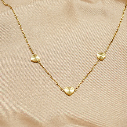 Parure de bijoux Lxalry plaquée or 18 carats avec boule miroir, hypoallergénique, sans danger pour la peau, collier, boucles d'oreilles à tige, pour tous les jours, soirée, ne se décolore pas, réglable, luxe avec perles moulées avec précision