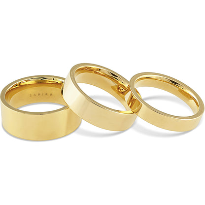 Juego de anillos apilables planos