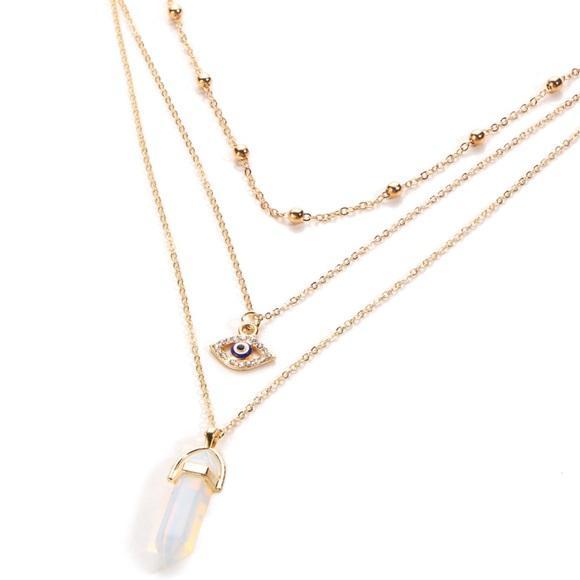 Collier multicouche All Seeing Eye