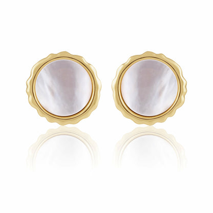 Gwen Mother of Pearl Stud