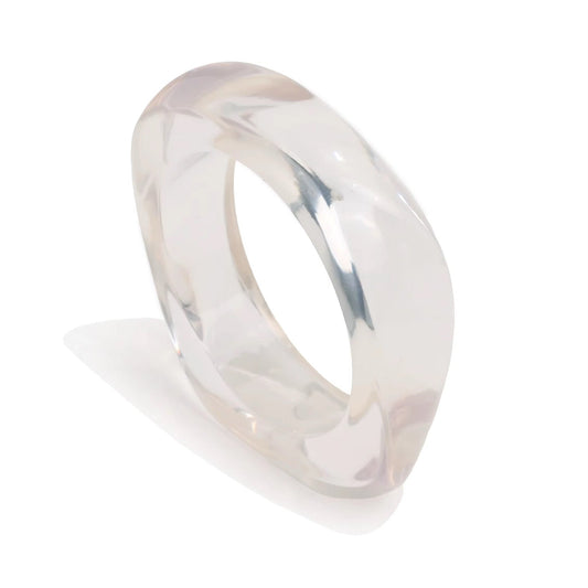 Brazalete de acrílico transparente