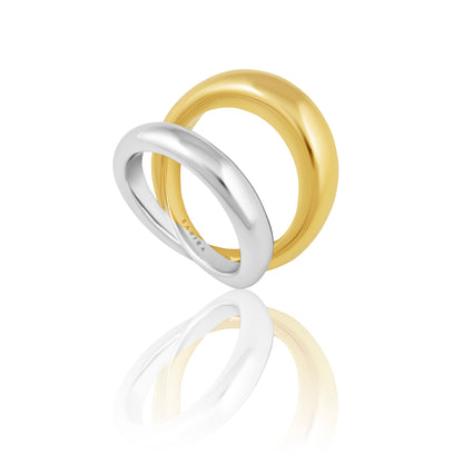 Bague bicolore Erica