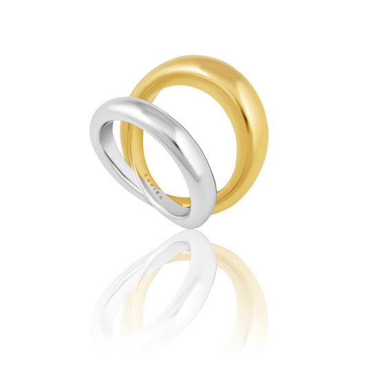 Bague bicolore Erica