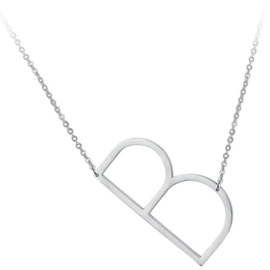 Collier Initiale - Argent